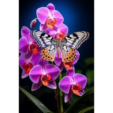 Butterfly Flower Canvas
